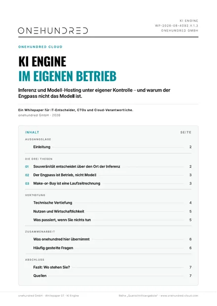 Titelseite des Whitepapers KI Engine